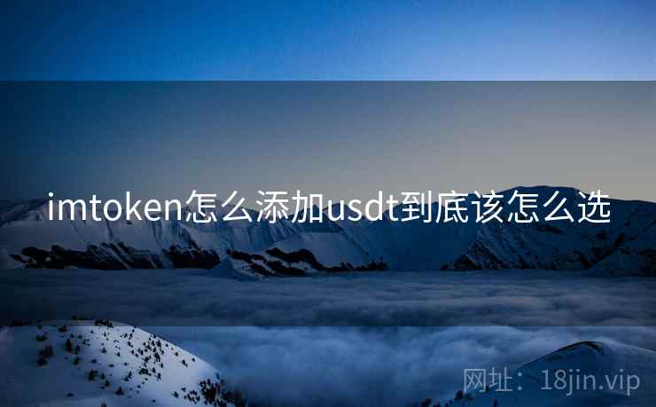 <strong>imtoken</strong>怎么添加usdt到底该怎么选